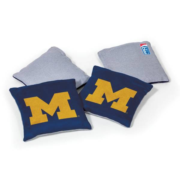 Wild Sports Michigan Wolverines 4 pack Bean Bag Set product image