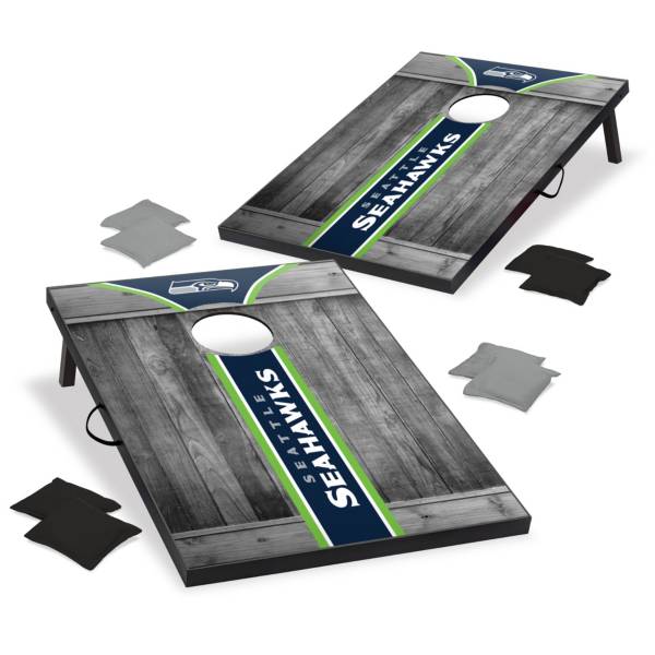 Dick's Sporting Goods Seattle Seahawks Grey Wood Tailgate Toss