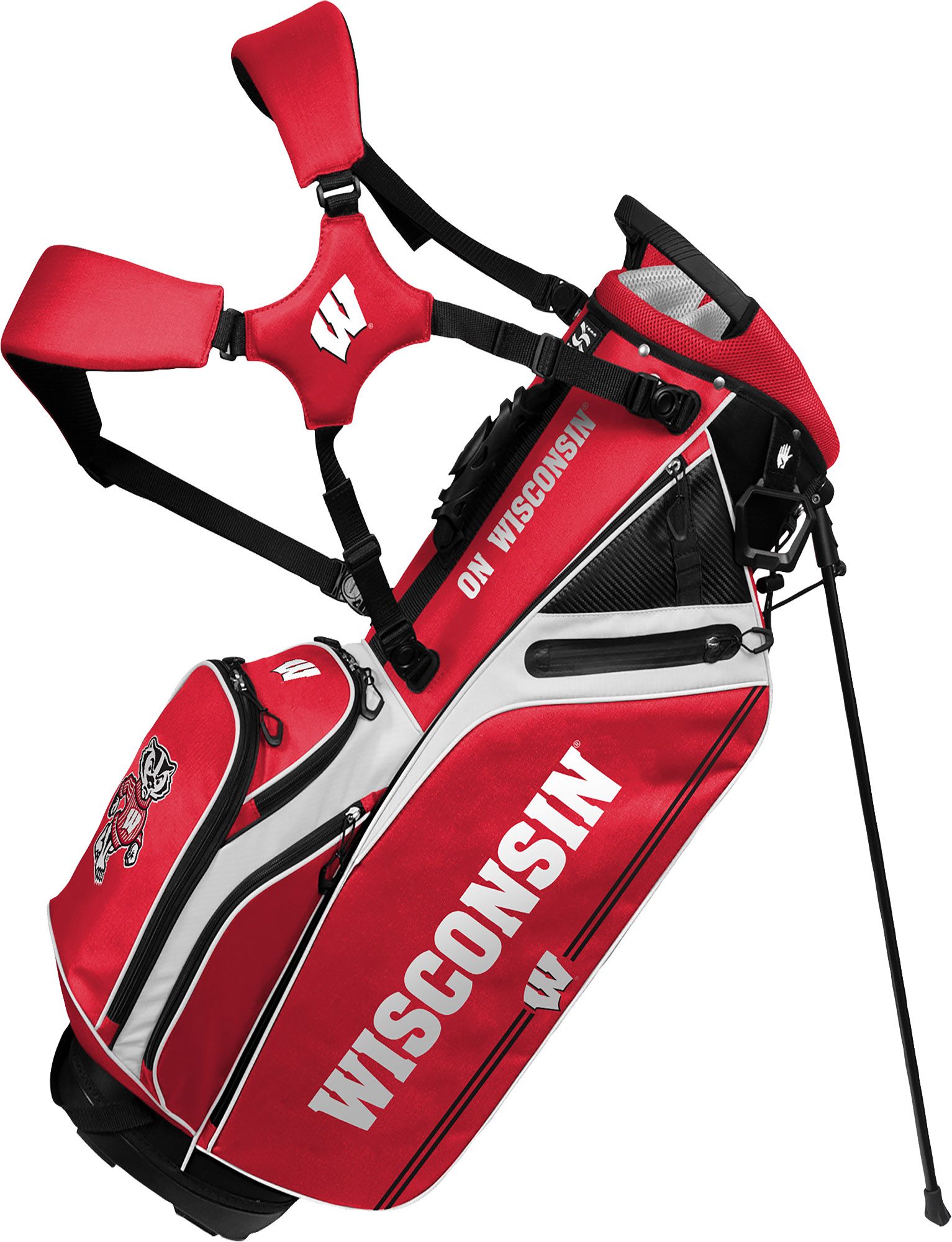 Team Effort Wisconsin Badgers Caddie Carry Hybrid Bag Sansujyuku sansujyuku.com