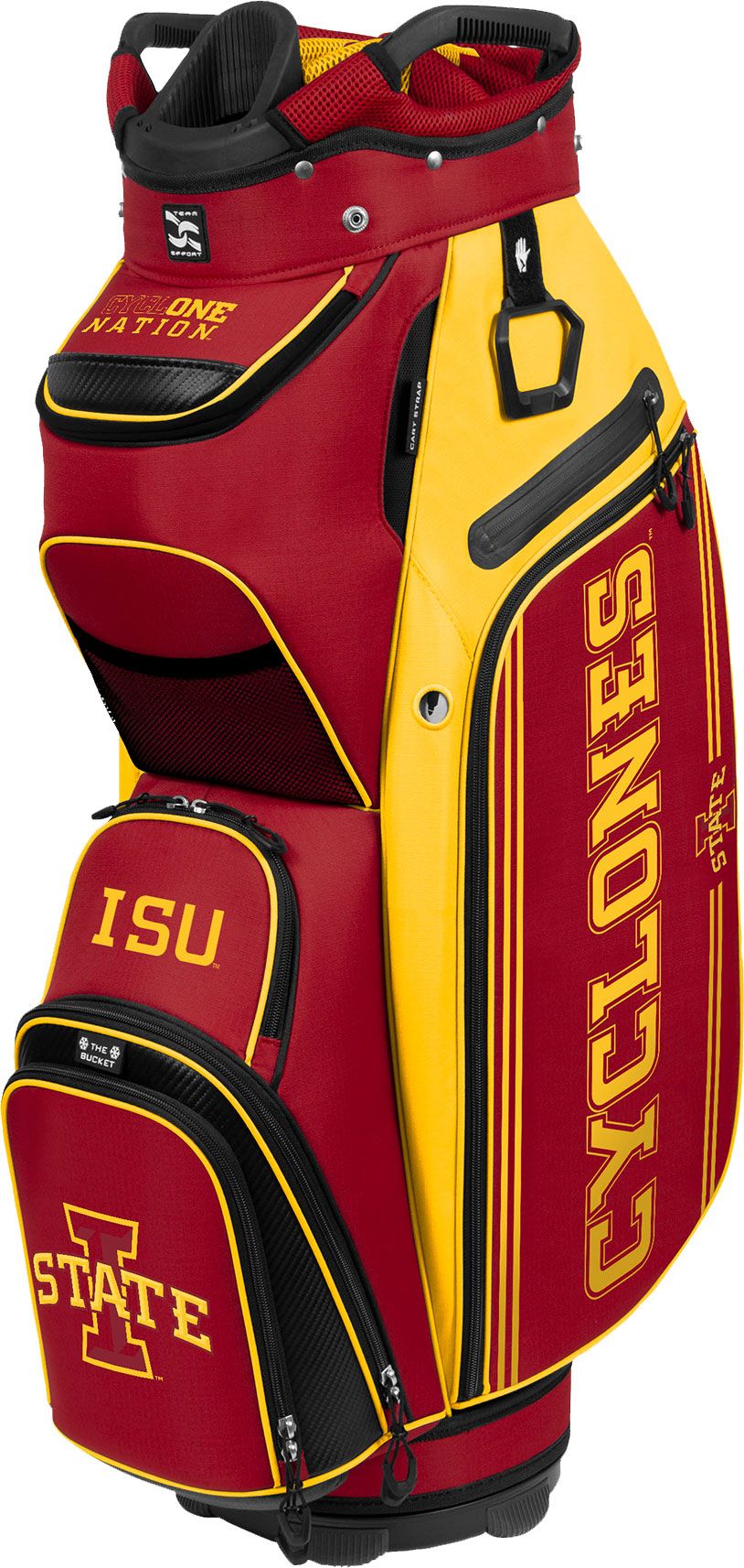 Team Effort Iowa State Cyclones Bucket III Cooler Cart Bag Sansujyuku sansujyuku.com