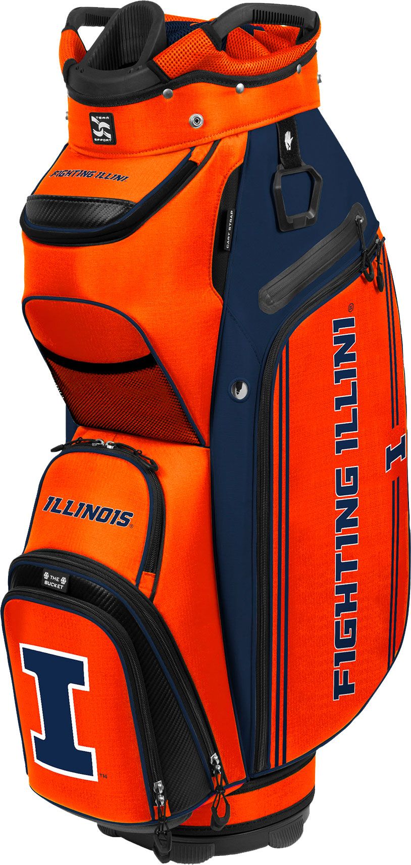 Team Effort Illinois Fighting Illini Bucket III Cooler Cart Bag Sansujyuku sansujyuku.com