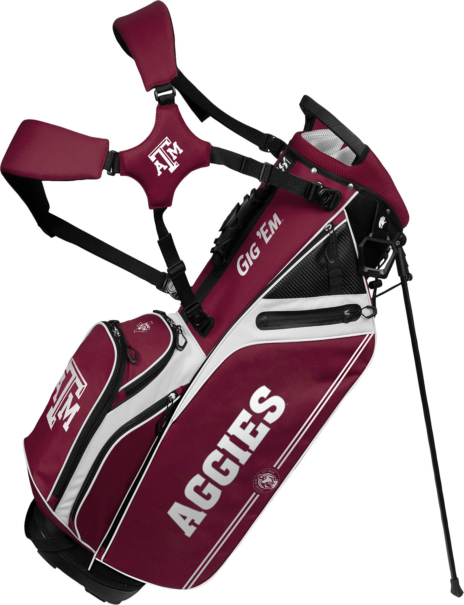 Team Effort Texas A&M Aggies Caddie Carry Hybrid Bag Sansujyuku sansujyuku.com