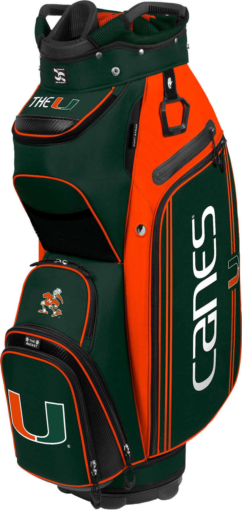 Team Effort Miami Hurricanes Bucket III Cooler Cart Bag Sansujyuku sansujyuku.com