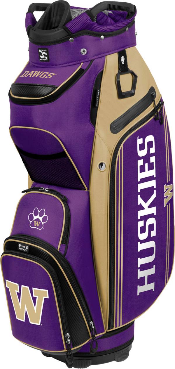 Team Effort Washington Huskies Bucket III Cooler Cart Bag Golf Galaxy