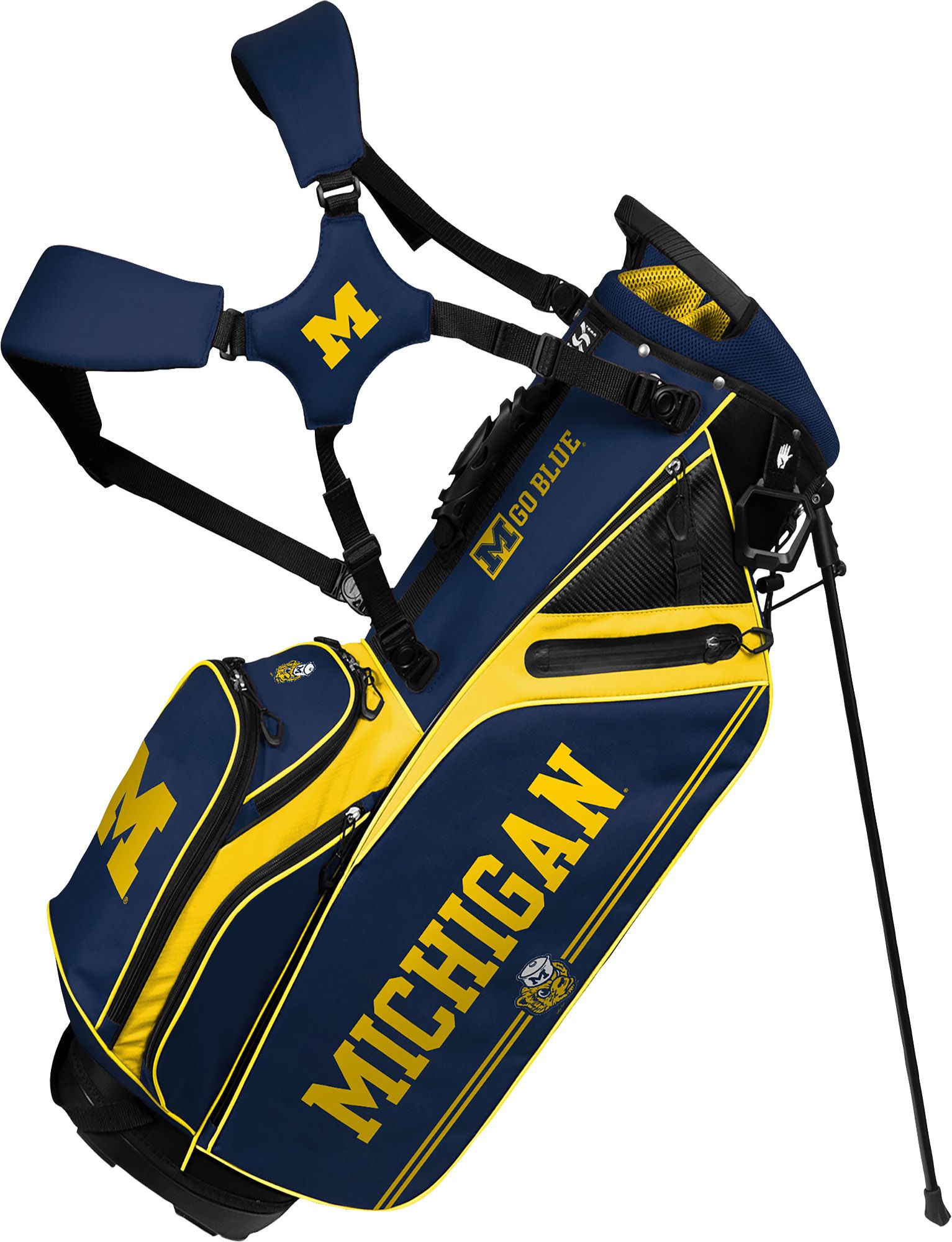 Team Effort Michigan Wolverines Caddie Carry Hybrid Bag Sansujyuku sansujyuku.com