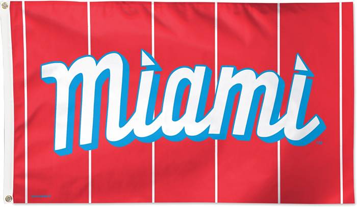 Men's Nike Red Miami Marlins City Connect Logo T-Shirt Size: Small