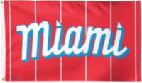 3' X 5' Miami Marlins Classic Pinstripe Flag