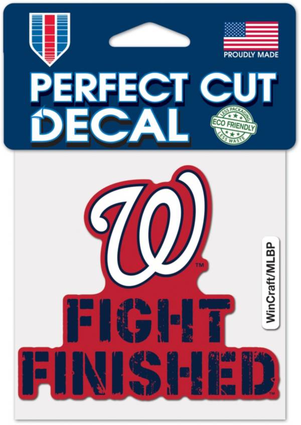 WinCraft Washington Nationals Fight Finished 4'' x 4'' Decal