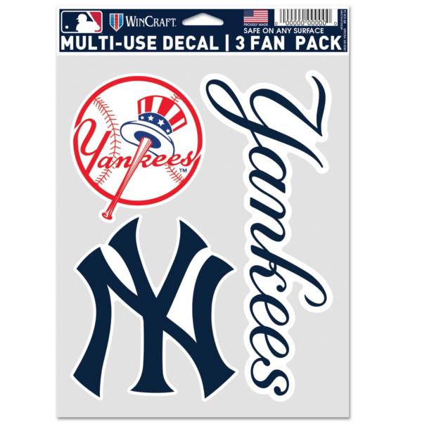 WinCraft New York Yankees 3-Pack Decal product image