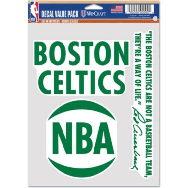 sorry, WinCraft 2020-21 City Edition Boston Celtics Decal 3-Pack is currently out of stock