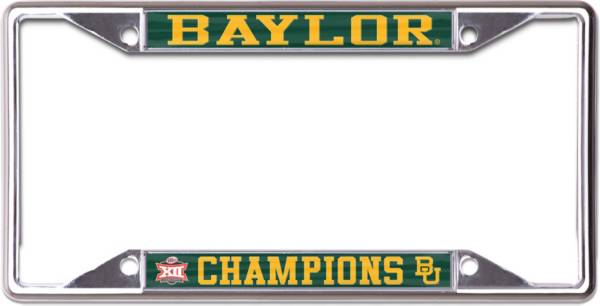 WinCraft 2021 Big 12 Football Champions Baylor Bears License Plate Frame