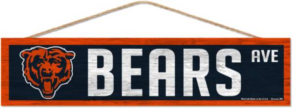 WinCraft Chicago Bears 4'' x 17'' Wood Rope Sign