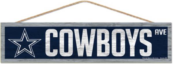 WinCraft Dallas Cowboys 11'' x 17'' Flag Wood Sign