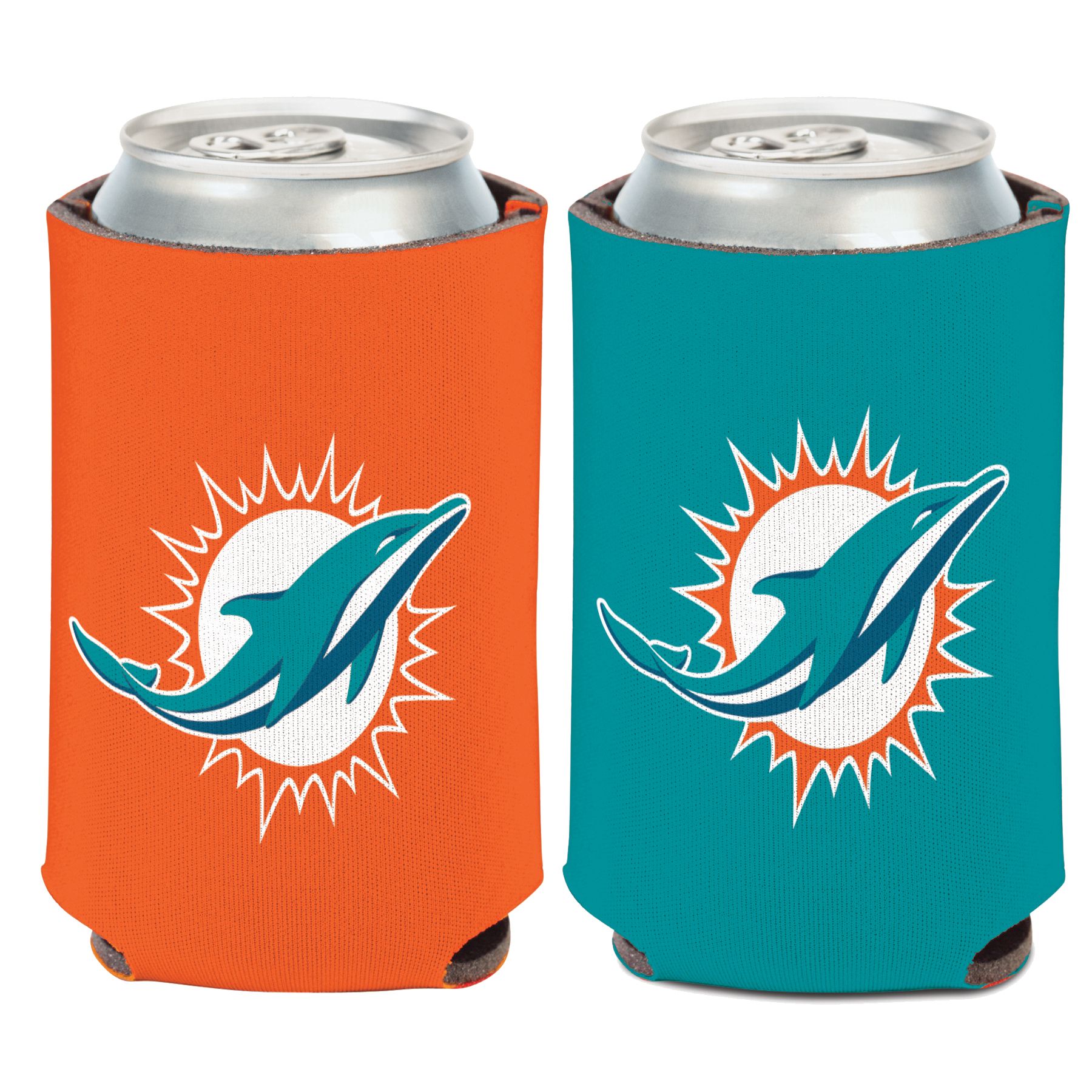 WinCraft Miami Dolphins Two-Tone Single Can Cooler