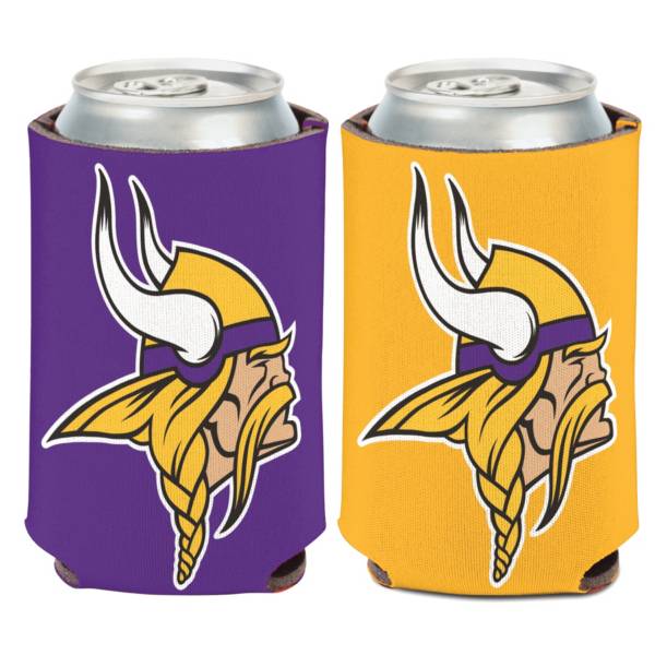 Minnesota Vikings Colorblock 12 oz. Slim Can Coolie