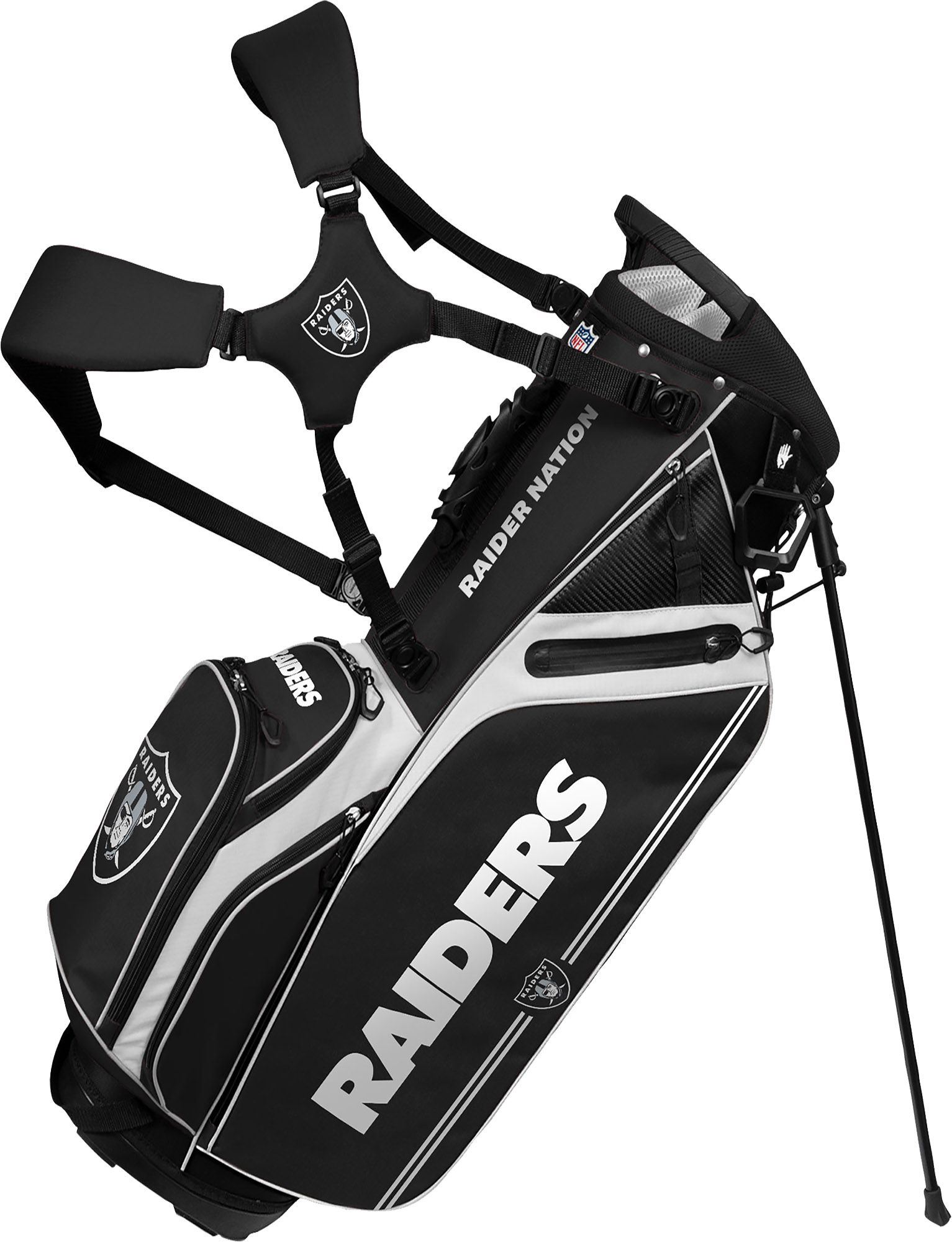 Team Effort Las Vegas Raiders Caddie Carry Hybrid Bag Sansujyuku sansujyuku.com