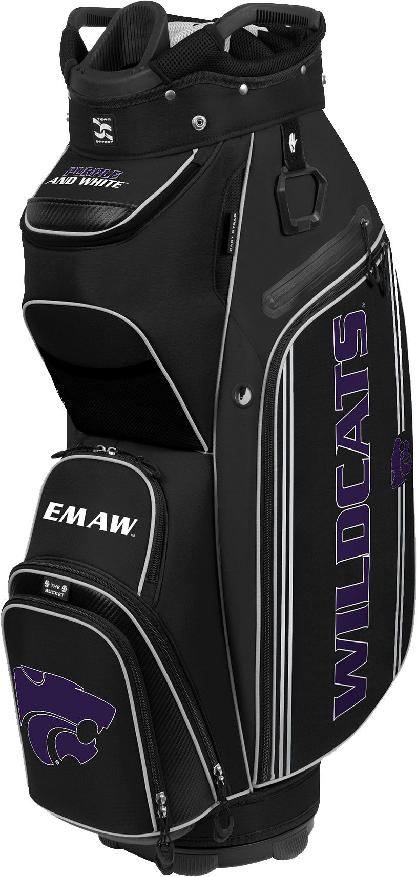 Team Effort Kansas State Wildcats Bucket III Cooler Cart Bag Sansujyuku sansujyuku.com