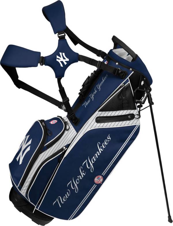 Team Effort New York Yankees Caddie Carry Hybrid Bag Golf Galaxy