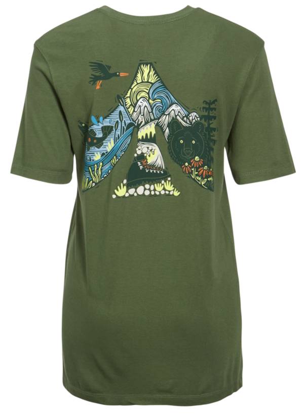 Woosah Adult Public Lands Boot Icon Graphic T-Shirt product image