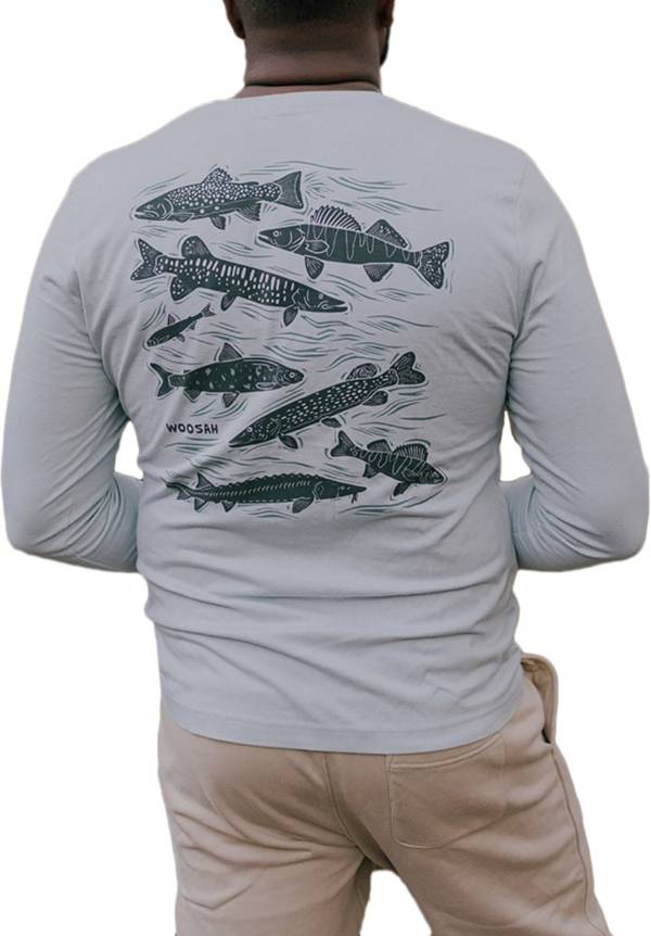 Woosah Adult Fishigan Long Sleeve T-Shirt product image