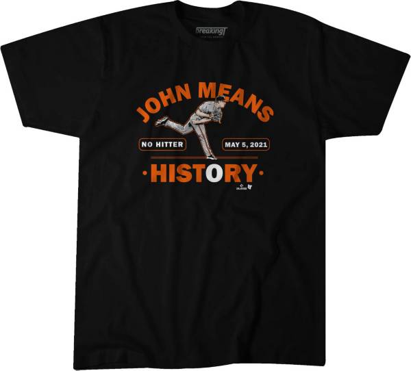 BreakingT Men's Means No Hitter Black Graphic T-Shirt