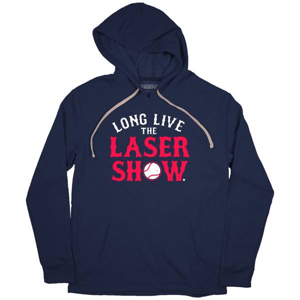 BreakingT Men's “Long Live Lasershow” Navy Pullover Hoodie