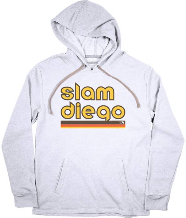 BreakingT Men's Slam Diego White Hoodie product image