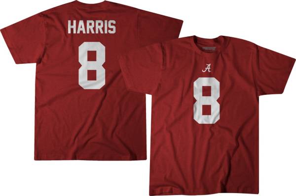 BreakingT Men's Alabama Crimson Tide Christian Harris #8 Crimson T-Shirt