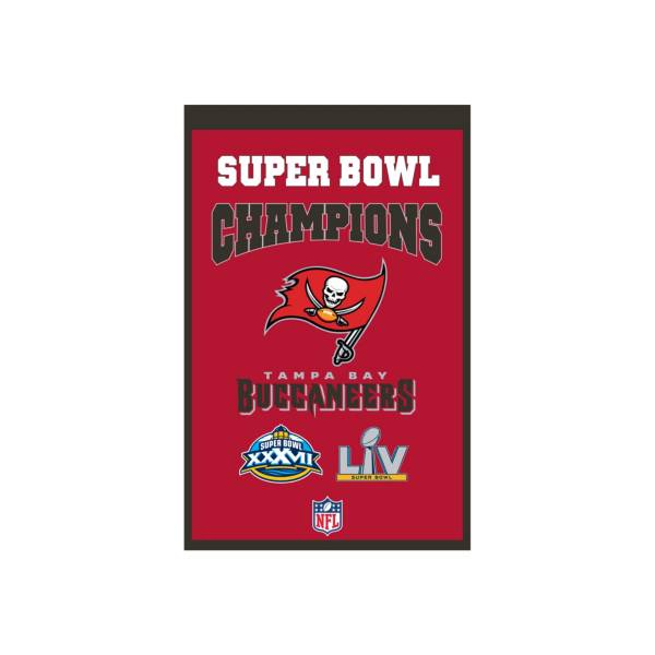 Winning Streak Sports Super Bowl LV Champions Tampa Bay Buccaneers Championship Banner