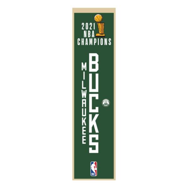 Winning Streak 2021 NBA Champions Milwaukee Bucks Heritage Banner