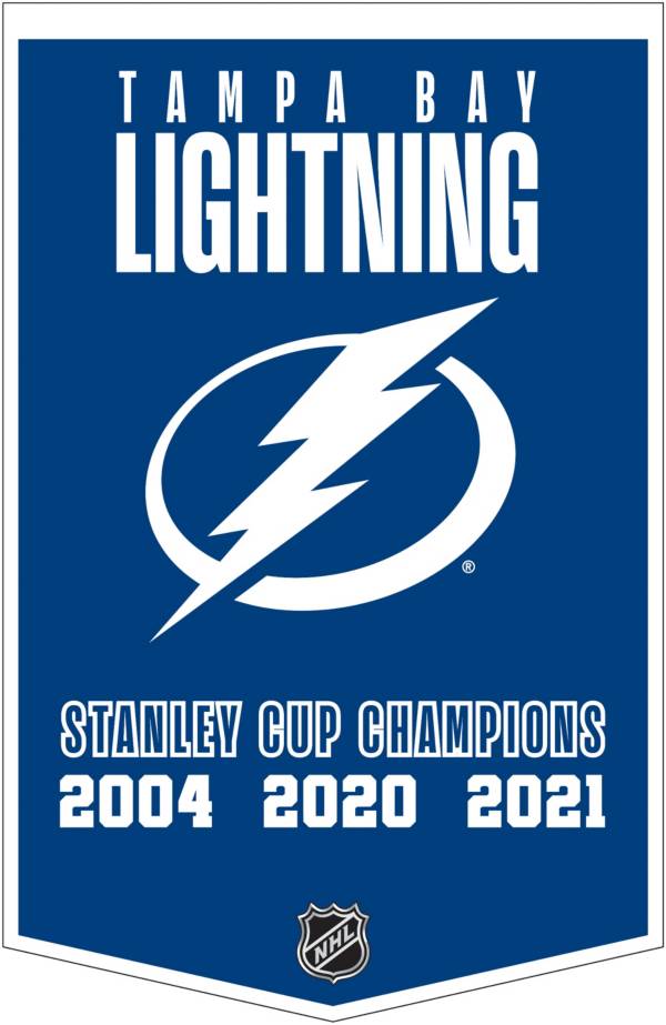 Winning Streak Sports 2021 Stanley Cup Champions Tampa Bay Lightning Dynasty Banner