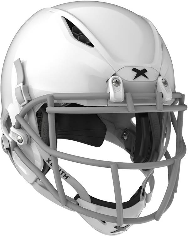 Xenith Shadow XR Youth Football Helmet with Steel Mask - White/Grey product image