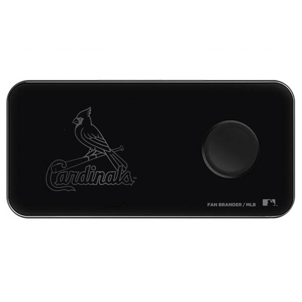 Fan Brander St. Louis Cardinals 3-in-1 Glass Wireless Charging Pad product image