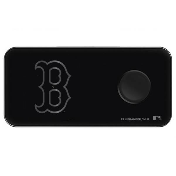 Fan Brander Boston Red Sox 3-in-1 Glass Wireless Charging Pad product image