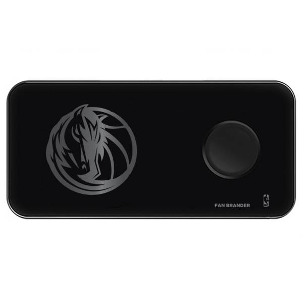 Fan Brander Dallas Mavericks 3-in-1 Glass Wireless Charging Pad product image