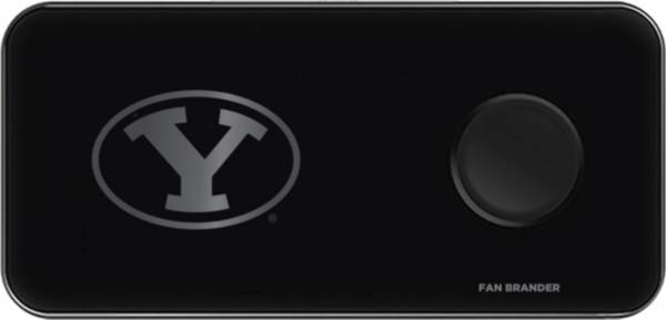 Fan Brander BYU Cougars 3-in-1 Glass Wireless Charging Pad product image