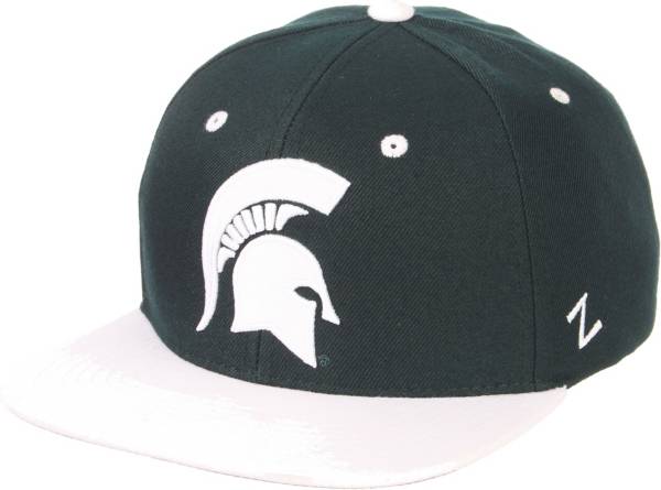 Zephyr Men's Michigan State Spartans Green Z11 Snapback Adjustable Hat