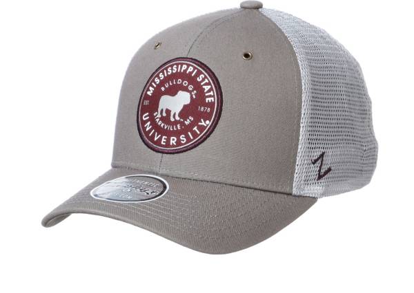 Zephyr Men's Mississippi State Bulldogs Grey Trailhead Adjustable Hat