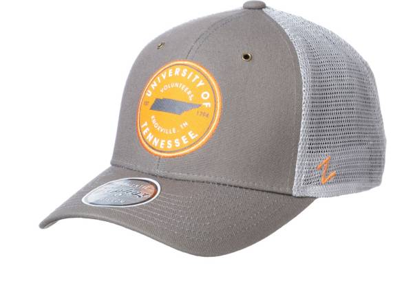 Zephyr Men's Tennessee Volunteers Grey Trailhead Adjustable Hat