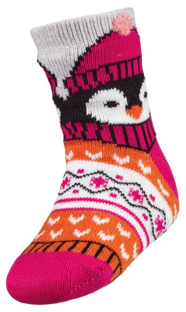 Northeast Outfitters Youth Cozy Cabin Holiday Penguin Crew Socks product image