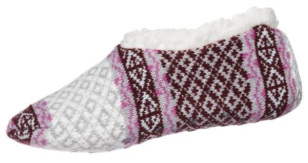 Northeast Outfitters Women's Cozy Cabin Fair Isle Slipper Socks