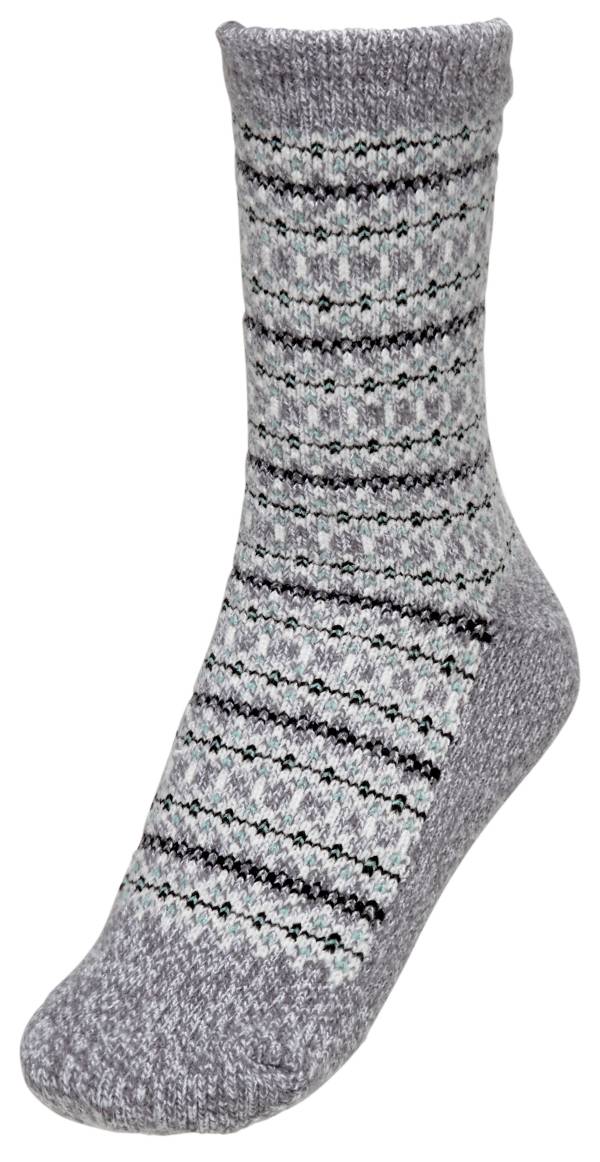 Northeast Outfitters Women's Cozy Cabin Mini Fair Isle Boot Socks