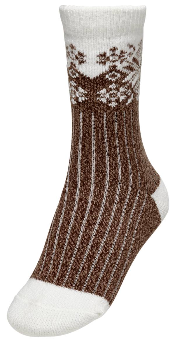Northeast Outfitters Women's Cozy Cabin Snowflake Print Boot Socks product image