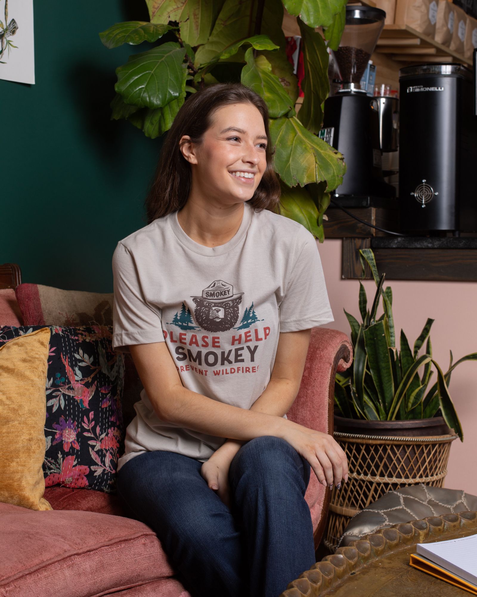 The Landmark Project Adult Please Help Smokey Short Sleeve Graphic T-Shirt product image