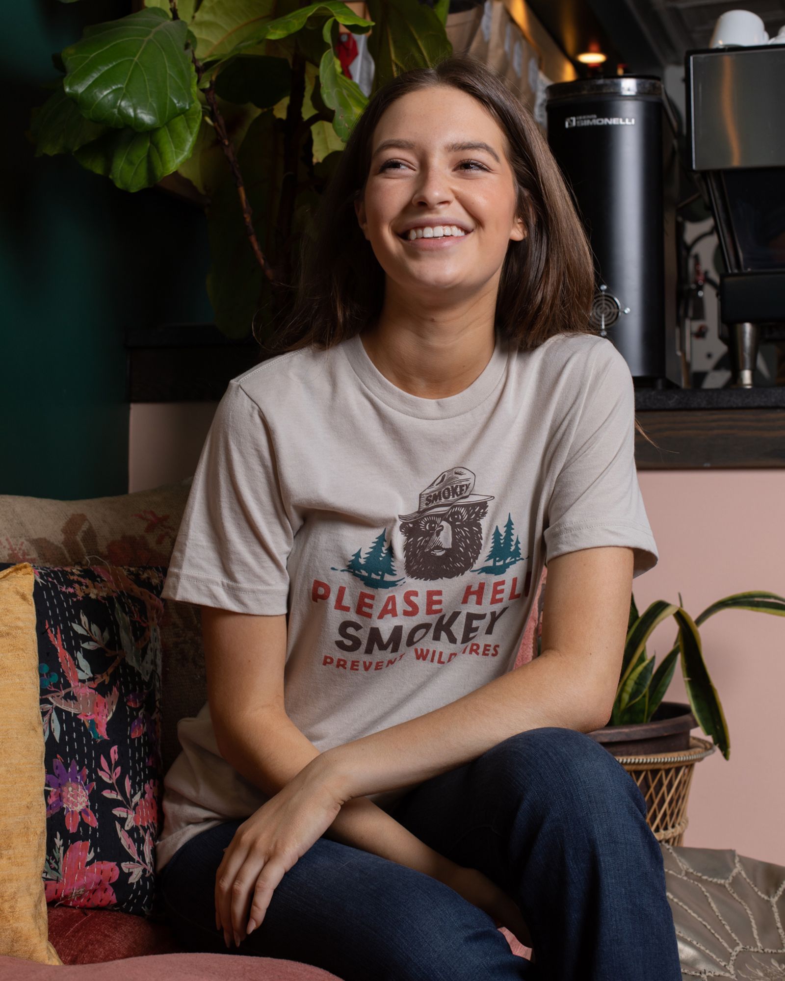 The Landmark Project Adult Please Help Smokey Short Sleeve Graphic T-Shirt product image