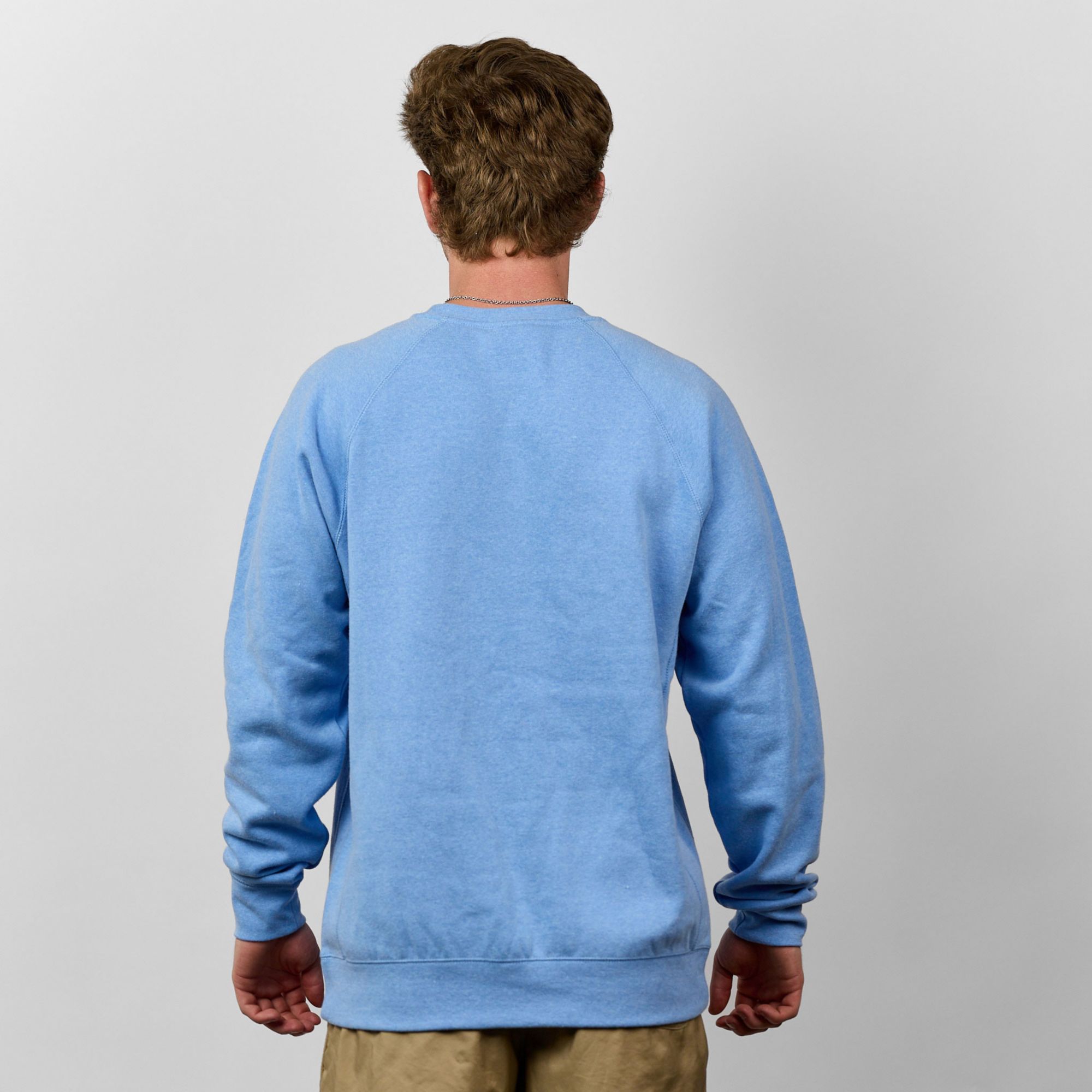 Nash Women's Blue Lightweight Raglan Crew Pullover Sweatshirt product image