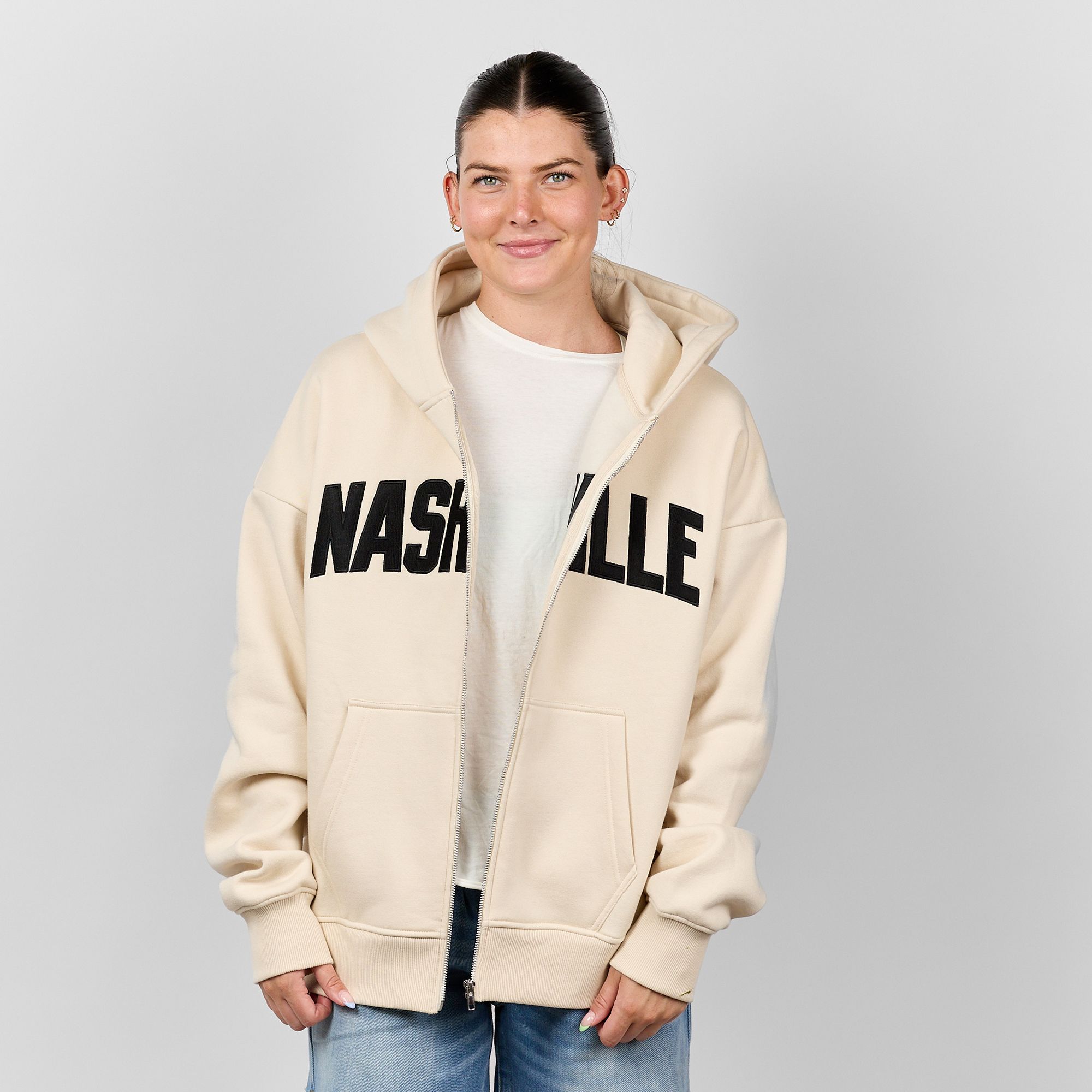 Nash Adult Nashville Bone Full-Zip Hoodie product image