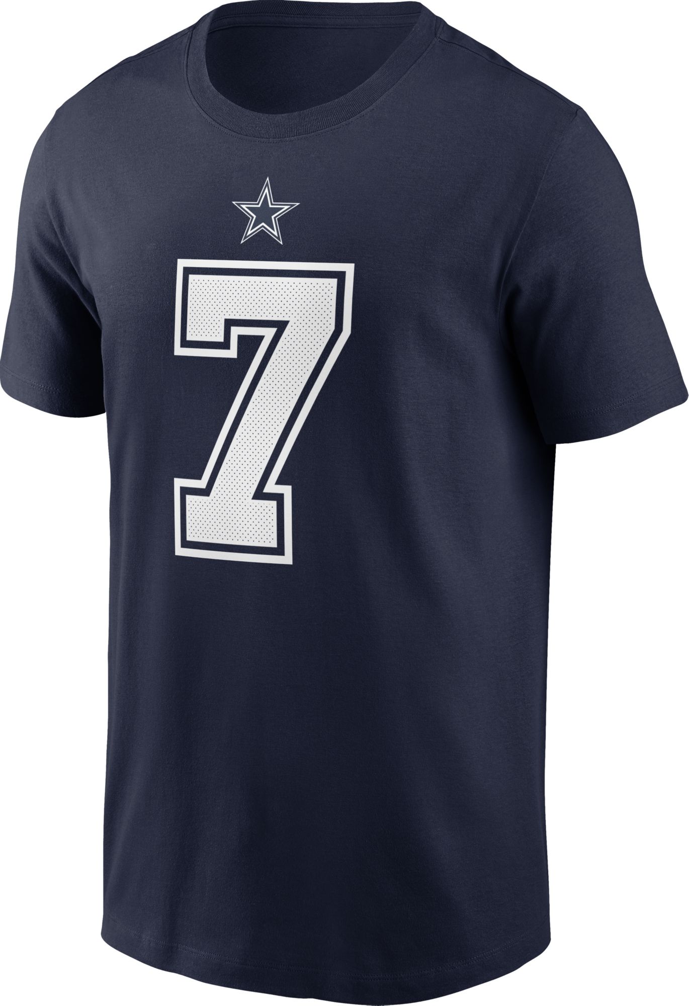 Nike Men's Dallas Cowboys Trevon Diggs #7 Logo Navy T-Shirt product image