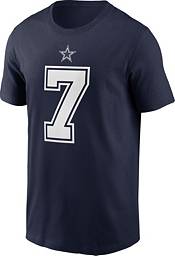 Nike Men's Dallas Cowboys Trevon Diggs #7 Logo Navy T-Shirt product image