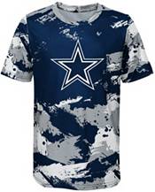 NFL Team Apparel Youth Dallas Cowboys Cross Pattern Navy T-Shirt product image